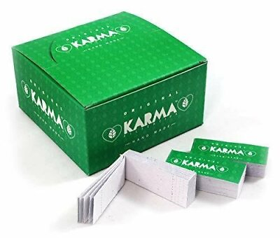 #ad 50 x Karma Perforated Biodegradable Handmade Regular Filter Tips 1 Box $15.99