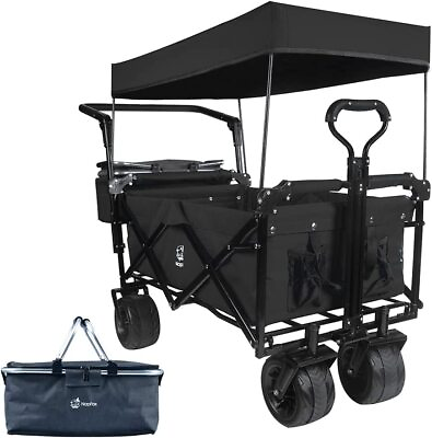 Heavy Duty Collapsible Wagon Cart Cooler Bag Outdoor Folding Utility Garden $167.99