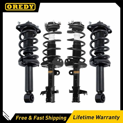 #ad 2x Front 2x Rear Complete Struts w Coil Spring for 2012 2013 2014 Honda CRV $243.99