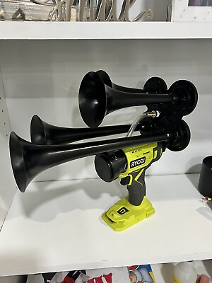 #ad Ryobi 18v drill With Quad air horn no Battery $154.99