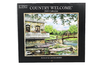 #ad Lang 2023 Wall Calendar Country Welcome Artwork by Laura Berry $18.99