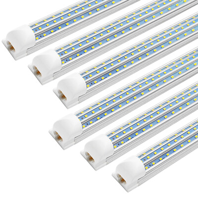 #ad 4 25 Pack T8 4FT LED Tube Light Bulbs 60W 6500K 4 FT LED Bulb Shop Light Fixture $252.80
