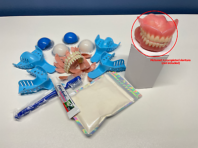 Homemade Denture Kit for beginners By Denturi full denture partial denture $98.00