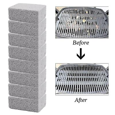 #ad 4 8pcs Grill Cleaning Brick 4#x27;#x27; Barbeque BBQ Rack Cooker Washer $18.08