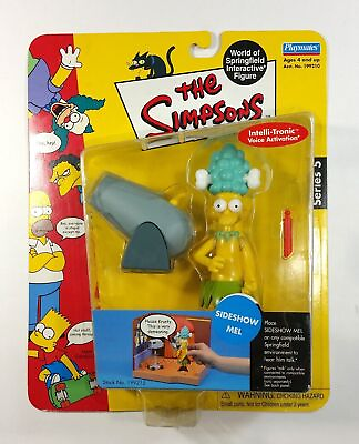 #ad Simpsons World of Springfield Playmates Intellitronic figures Bart Homer Mel Lou $23.95