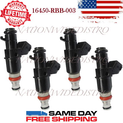 #ad 4x OEM Honda Fuel Injectors for 06 11 Honda Civic 2.0L ACURA RSX 2.0L TSX 2.4L $101.99