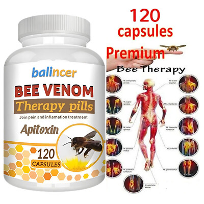 #ad BEE Venom Manuka Honey Capsules Joint and Bone Support $13.98