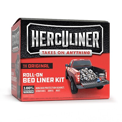 #ad #ad Herculiner HCL0B8 Truck Bed Liner Kit For Pick Up Truck Beds Black $97.00
