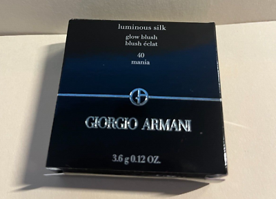 #ad GIORGIO ARMANI BEAUTY LUMINOUS SILK GLOW BLUSH 40 MANIA New In Box $19.49