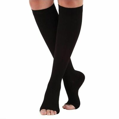 #ad Elastic Open Toe Knee High Stockings Calf Compression Graduated Pressure Tools $13.99