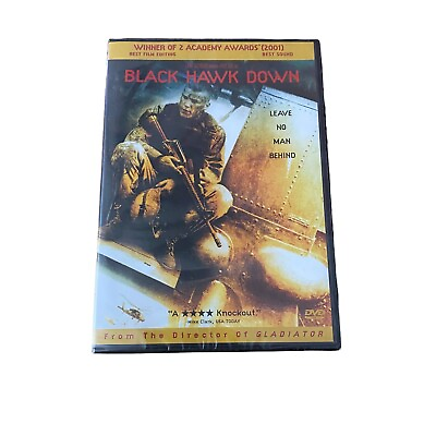 #ad Black Hawk Down DVD Ewan McGregor Josh Hartnett Historical War Time NIP Sealed $4.99