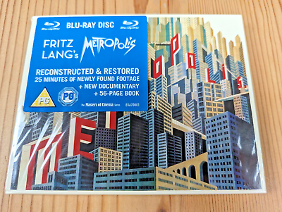 #ad Metropolis Blu ray Reconstructed amp; Restored Masters of Cinema Eureka New $29.99