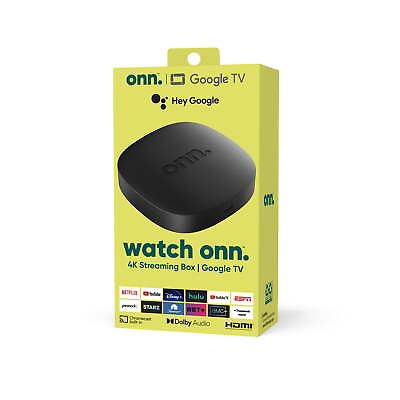 #ad #ad onn. Google TV 4K Streaming Box New 2023 4K UHD resolution $20.00