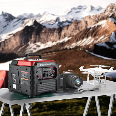 #ad #ad PowerSmart 1500W Gas Portable Inverter Generator Quiet RV Home Camping 4 Stroke $389.99
