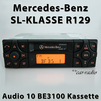 #ad Original Mercedes R129 Radio Audio 10 BE3100 Becker Kassettenradio SL Klasse 129 EUR 199.00