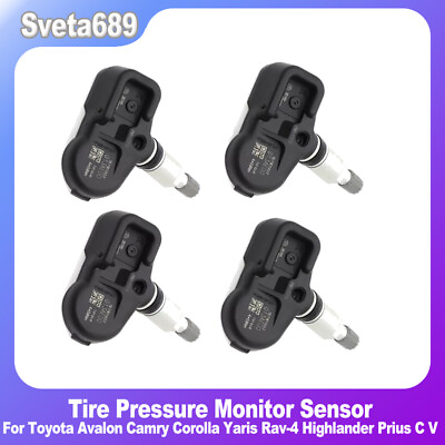 #ad Tire Pressure Monitoring Sensor PMV C010 For Lexus Toyota 4260706020 TPMS 【4x】 $46.16