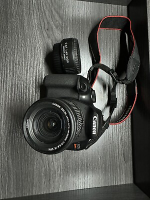 #ad Canon EOD Rebel T7 18 55mm Lens DSLR Camera Black $299.99