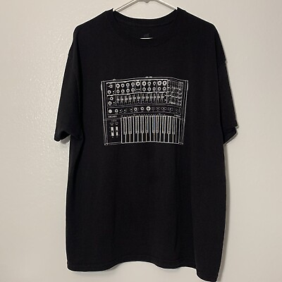 #ad Arturia MiniBrute 2 T Shirt XL 46 Black Analog Synthesizer Mini Brute Keyboard $27.99