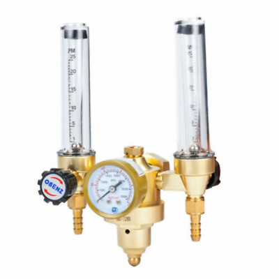 #ad New Double Meters Argon Regulator Reduced Pressure Welding Argon Gas Flow Meter $73.40