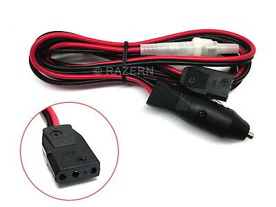 #ad #ad NEW Workman CB 3AP 3 Pin Radio Power Cord Cable with 12V Cigarette Lighter Plug $11.99