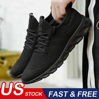 #ad Sports Running Casual Shoes Men#x27;s Outdoor Athletic Jogging Tennis Sneakers Gym $23.49