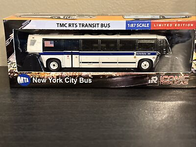 #ad TMC RTS V2 Bx12 MTA NEW YORK CITY BUS 1 87 DIECAST MODEL ICONIC REPLICAS 87 0395 $39.99
