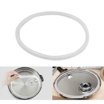 #ad Silicone Rubber Pressure Cooker Seal Ring Clear Gasket Replacement Home Parts $16.60