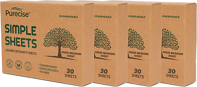 #ad Purecise Laundry Detergent Sheets: Eco Friendly Allergy Free Biodegradable for $72.30