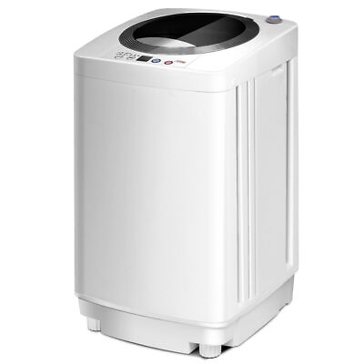 #ad Costway Full Automatic Laundry Wash Machine W Drain Pump 2 in1 Washer Spinner $229.99