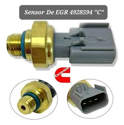 #ad Exhaust Gas Pressure Sensor EGR Cummins ISX ISM ISC ISB 4928594 4921497 $135.00
