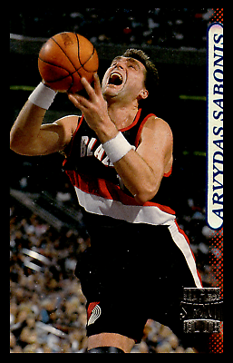 #ad 1996 Stadium Club Arvydas Sabonis #33 Portland Trail Blazers NBA Basketball $2.49