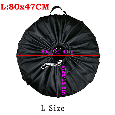 #ad Black Spare Tire Cover 16 20quot; Wheel Covers Storage Bag Fit All Car SUV Universal $10.39
