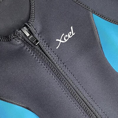 #ad XCel Women#x27;s Racerback Front Zip Aqua Fitness Shorty Wetsuit Size 8T $42.87