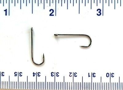 #ad #ad 100 super strong 9146 2X strength GT Black Nickel Aberdeen Fishing Hooks size 8 $10.49