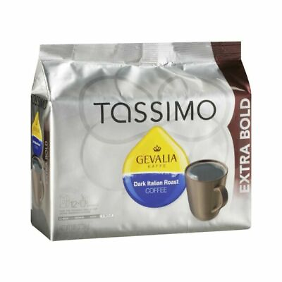 #ad Tassimo Gevalia Kaffe Dark Roast Italian T Disc Coffee Pods Pack of 12 $39.99