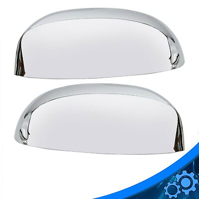 For 2007 2013 Chevy Silverado GMC Sierra CHROME Top Mirror Covers Replacement $27.50
