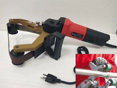 #ad Tube Belt Sander Stainless Steel Pipe Polisher Around Pipe Electric Sanding Tool $209.99