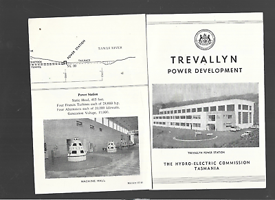 #ad #ad Trevallyn Power Development The Hydro Electric Commission Tasmania Booklet AU $28.00