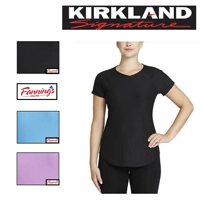 #ad Kirkland Signature Ladies#x27; Active Textured Tee B34 $12.95