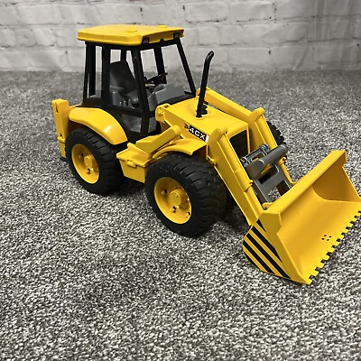 #ad #ad Bruder JCB 4CX Front End Loader 1 16 Scale Kids Toy 931 01 Excavator Yellow $47.99