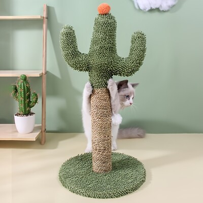 #ad Cat Scratching Post Kitten Scratch Post With Sisal Rope For Indoor Cats Claw $26.99