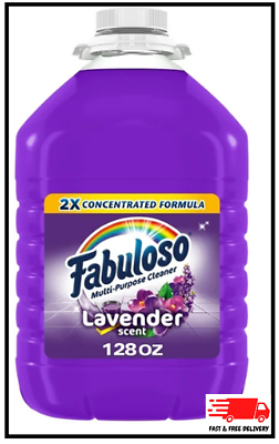 #ad Fabuloso Multi Purpose Cleaner 2X Concentrated Formula Lavender Scent 128 oz $11.95