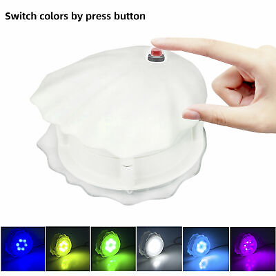 #ad Color Changing Magnetic LED Pool Wall Light for Intex Above Ground Swimming IP68 $50.39