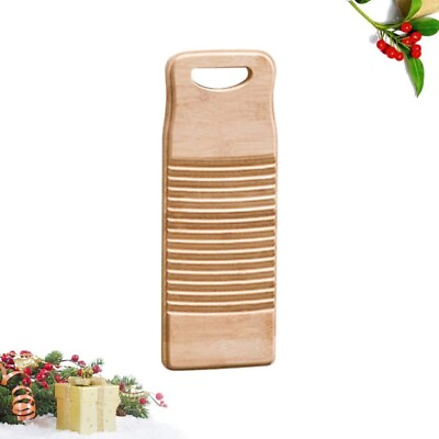 #ad Anti slip Bamboo Washboard Old Fashioned Wooden Hand Washer for Home Laundry $22.39