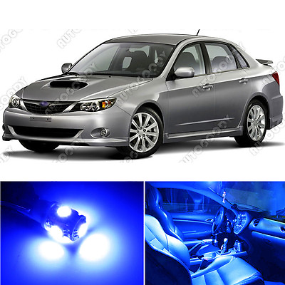 #ad 8 x Premium Blue LED Lights Interior Package Kit for Subaru Impreza 04 19 Tool $15.88