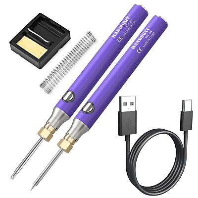 #ad 8W Soldering Iron Electric Kit Adjustable Temperature Welding Solder Wire Kit $23.82