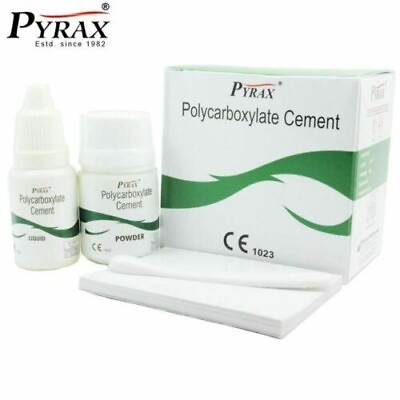 #ad Pyrax Polycarboxylate Cement for Cementation of Dental Crown and Bridge $13.10