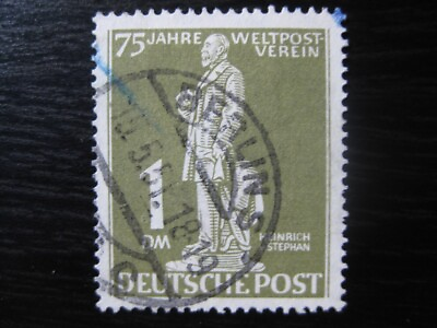 #ad BERLIN GERMANY Mi. #40 scarce used stamp CV $155.00 $46.99