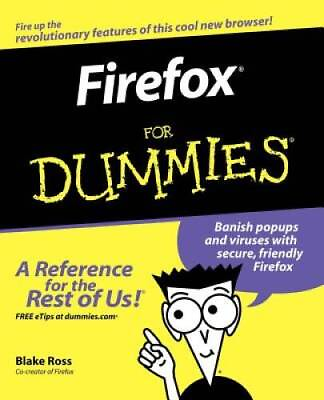 #ad Firefox For Dummies Paperback By Ross Blake GOOD $5.18