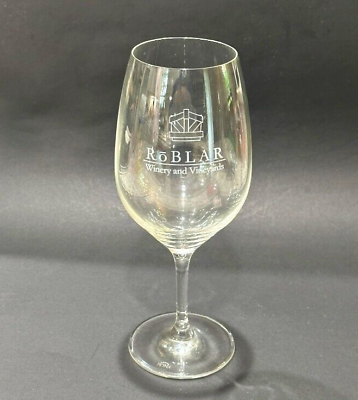 #ad RONA RoBLAR Winery and Vineyards Wine Glass Santa Ynez Valley CA 20 oz Barware $9.88